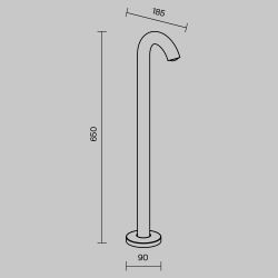 Уличный ландшафтный светодиодный светильник Maytoni Lumi O476FL-L4GF3K