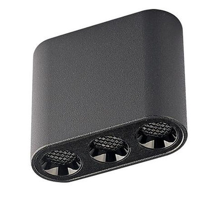 7092/8CL HIGHTECH ODL25 399 Потолочный светильник черный/металл/акрил IP20 LED 5W 380Лм 3000K 220V SMALL