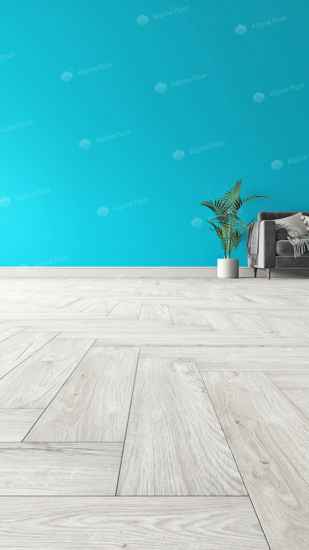 LVT плитка Снежный ECO 16-11