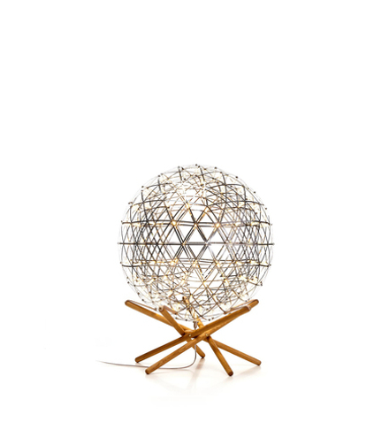 Floor lamp   Raimond Tensegrity by Moooi (Gold,  D 61 cm)