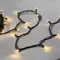 Гирлянда Нить 10 м., теплый белый, 220В, 75 LED, Провод Черный Каучук, IP65, LTC (LL75-1-2WW)