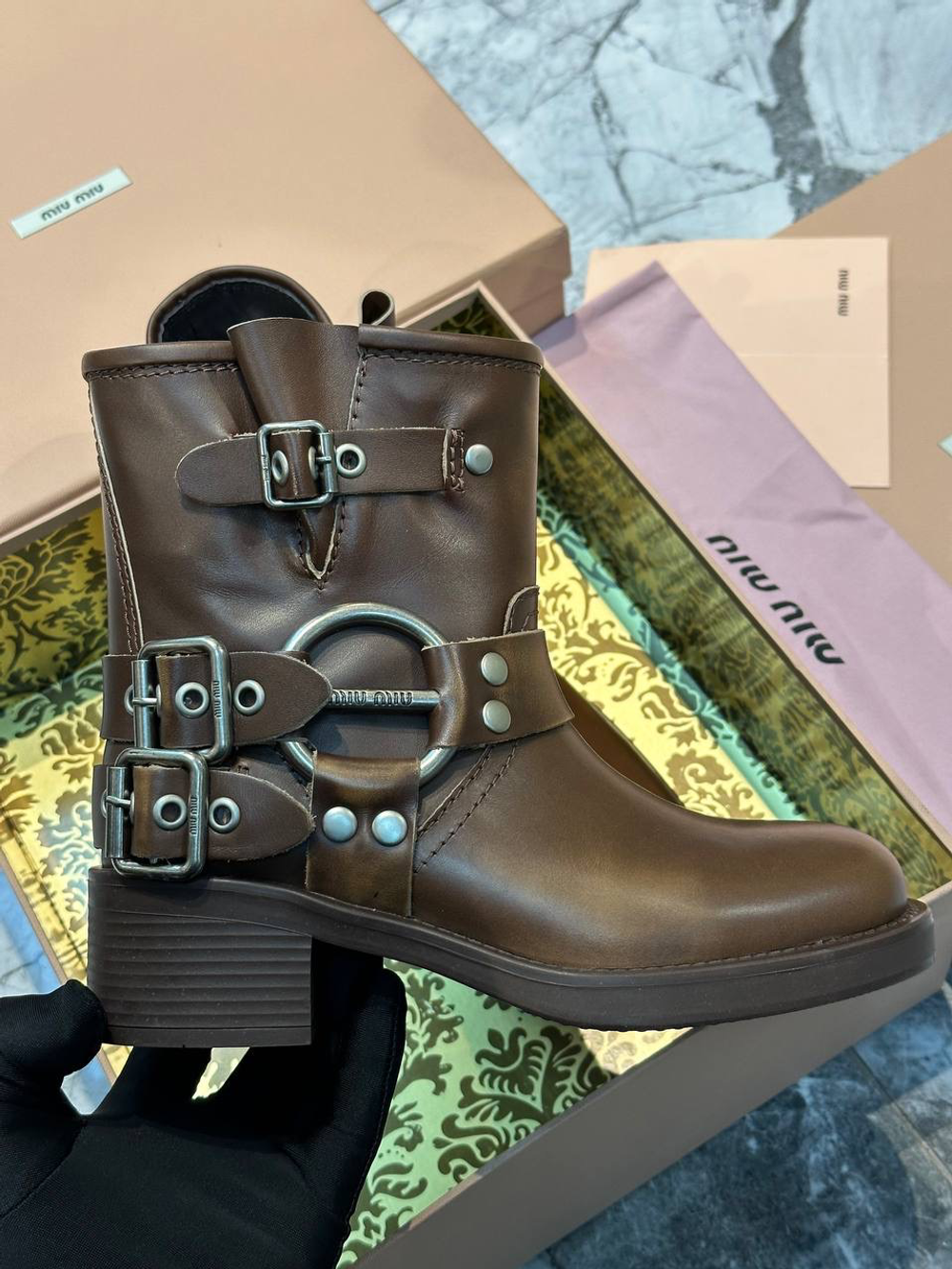 Ботинки Miu Miu