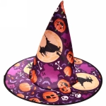 Шляпа карнавальная «Яркая ведьмочка», микс