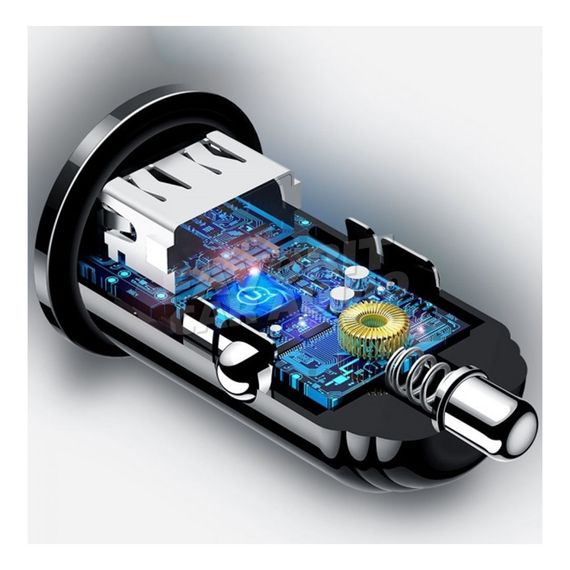 АЗУ 2USB Usams US-CC055 C8 3100mAh пластик чёрный