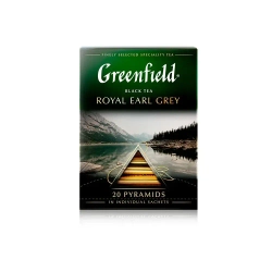 Чай в пирамидках чёрный Greenfield Royal Earl Grey, 20 шт