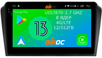 Магнитола для Mazda 3, Axela 2003-2009 - Airoc 2K AU-2413 на Android 13, TS20, 12/512Гб, SIM-слот