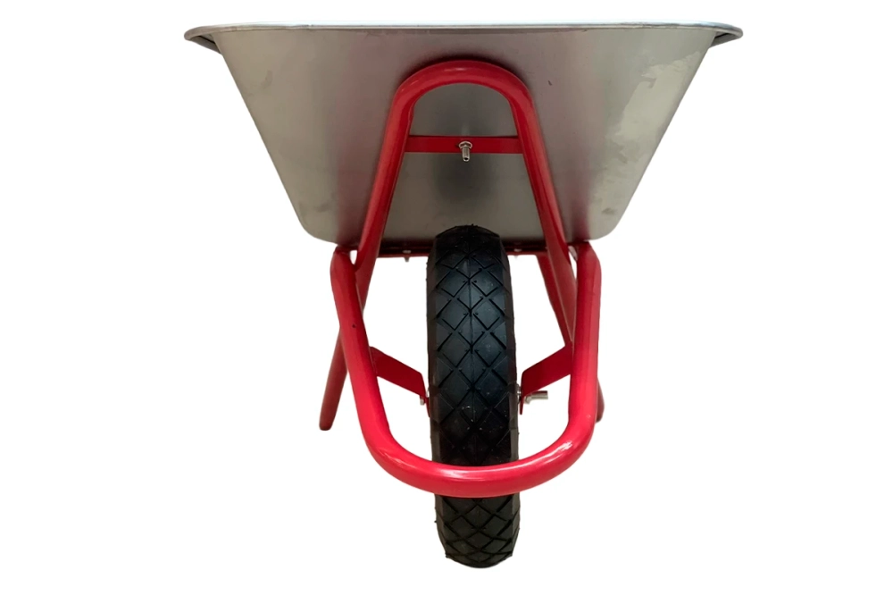 Тачка строительная одноколесная на пневматическом колесе Ø390 мм (110 л) SAMTOOLS