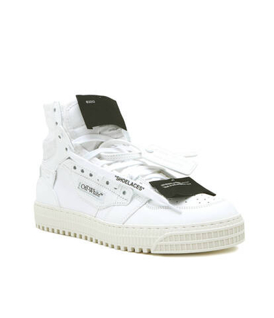 Кожаные кроссовки OFF-WHITE - белый(OMIA065C 99LEA005)