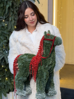 Лошадка из живой елки (нобилис)