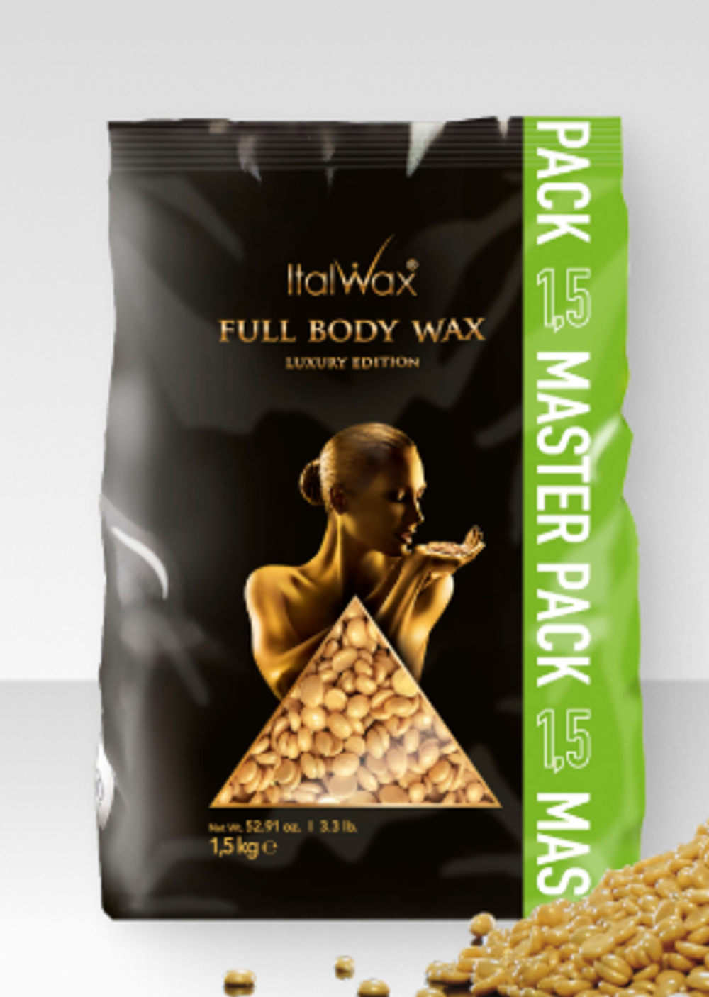 ITALWAX воск пленочный FULL BODY WAX 1,5 кг гранулы MASTER PACK + ПОДАРОК ЧЗ