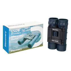 Бинокль Discovery Gator 12x25 - Лёгкий алюминиевый корпус с обрезинённым покрытием