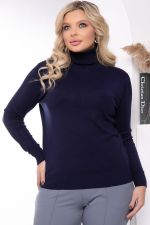 Водолазка Зимняя история (темно-синяя) Б14536-20М LT Collection