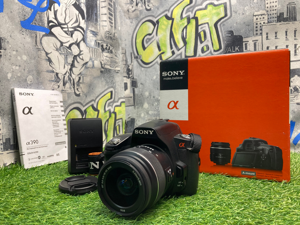 Sony A390 kit 18-55mm 15.000 кадров