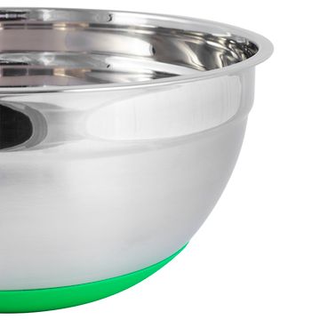 Миска 28х13 см. из нержавеющей стали c силиконовым дном Kamille KM-4351