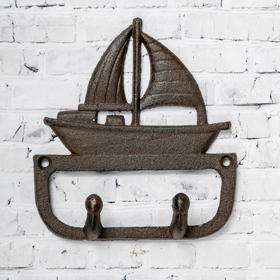 Крючки декоративные металл "Парусник" 11*13*3см 3746914