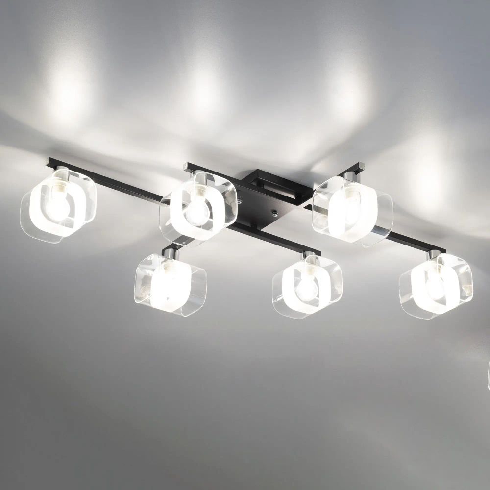 Citilux Вирта CL139165 Люстра потолочная Чёрная Матовая