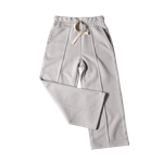 Брюки прямые с декоративной строчкой Туман