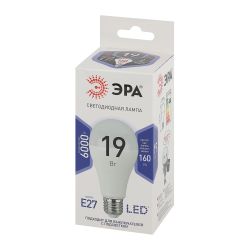 Лампа светодиодная ЭРА STD LED A65-19W-860-E27 E27 / Е27 19Вт груша холодный дневной свет | Лампы cветодиодные Груша (A)