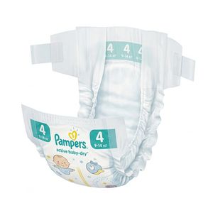 Подгузники детские одноразовые Pampers  active baby-dry 4  9-14 кг 1 шт