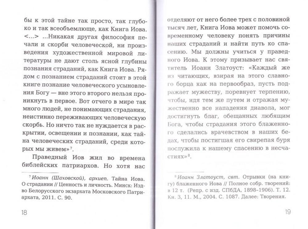 Размышление над Книгой Иова для современного человека. О промысле Божием и спасительных страданиях. Архимандрит Иов (Гумеров)
