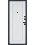 Дверь входная Витория Темная Лагуна/белый