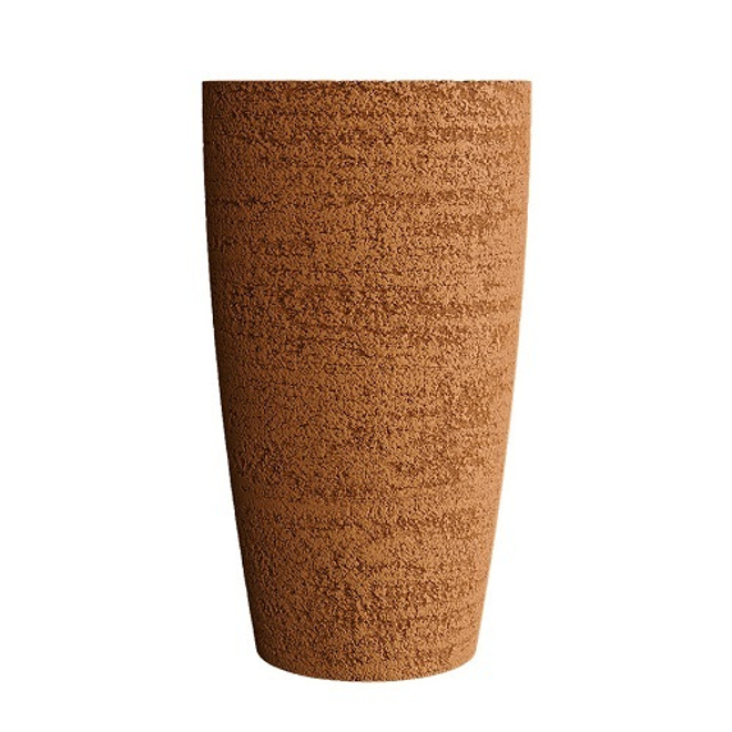 Кашпо Concretika Conus D40 H80 Erosia Ochre