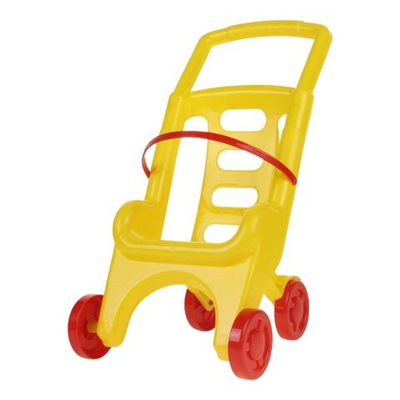 Коляска пластмассовая, желтая RRB-113 (32*28*48 см)
