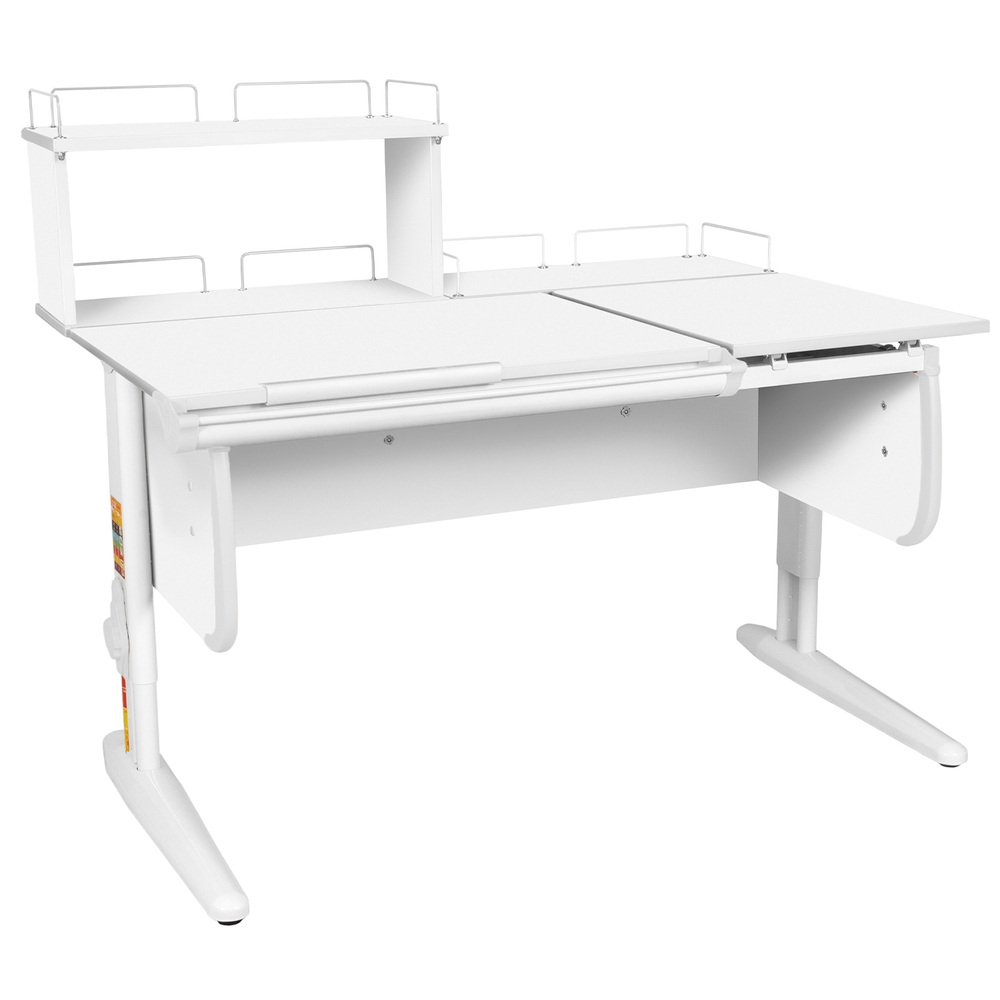 Растущая парта Дэми СУТ 25 с задними полками СУТ.15.210 и СУТ.15.240 (1200×880 мм)