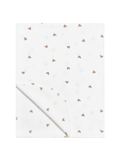 Пеленка Сердечки beige
