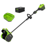 Аккумуляторная снегоуборочная лопата Greenworks GD60SS2  Арт. 2603207UG, 60V, 30 см, с регулируемым направлением выброса, бесщеточный, c 1хАКБ 5Ач и ЗУ