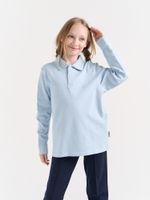 Рубашка поло "Голубая" 7+