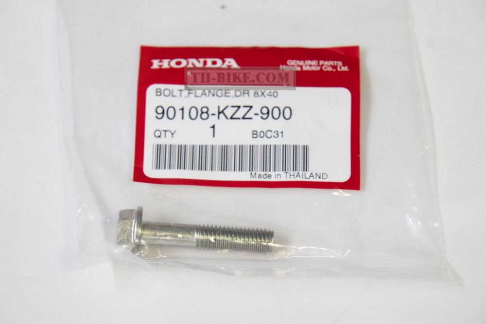 90108-KZZ-900. 	BOLT, FLANGE, 8X40