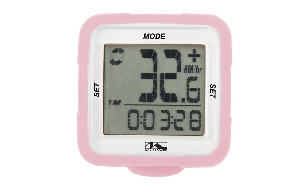 Велокомпьютер X-IV SILICON розовыйM-WAVE