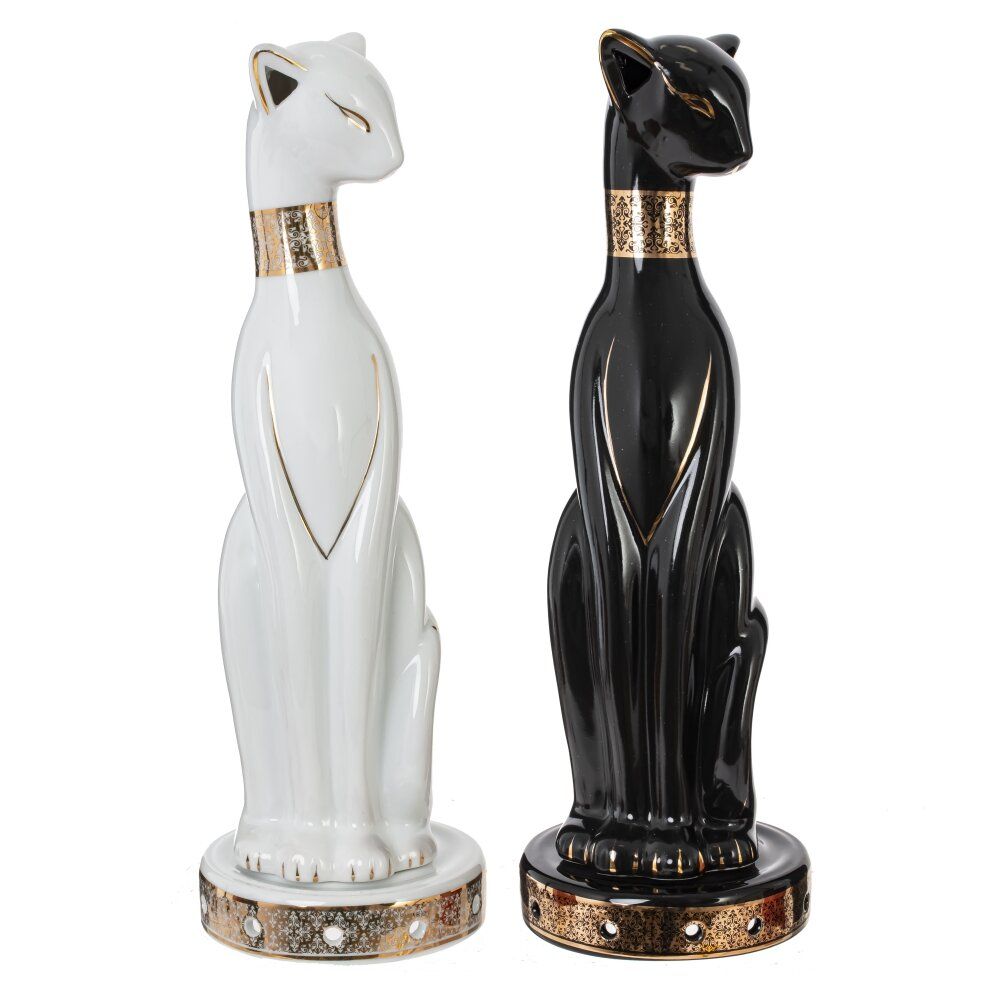 GAEM Фигурка декоративная "Кошка", L7,5 W7 H28 см, 2в.