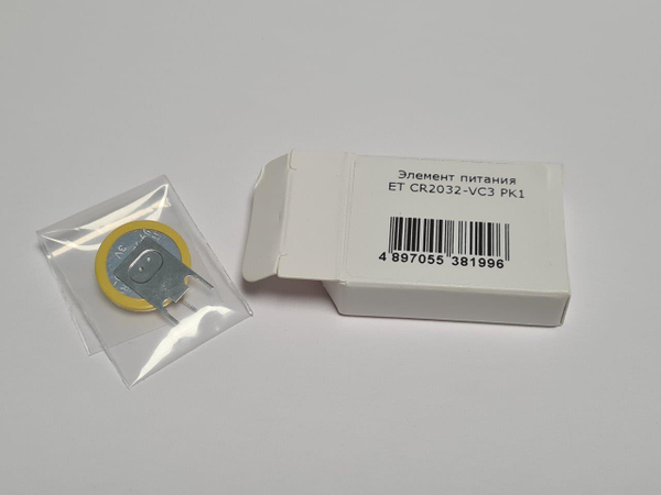 Элемент питания ET CR2032-VC3 PK1