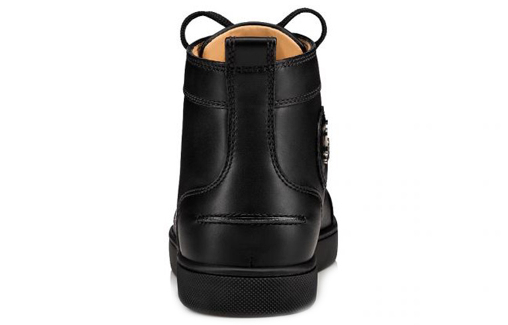 Christian Louboutin Louis Flat High Black Women"s