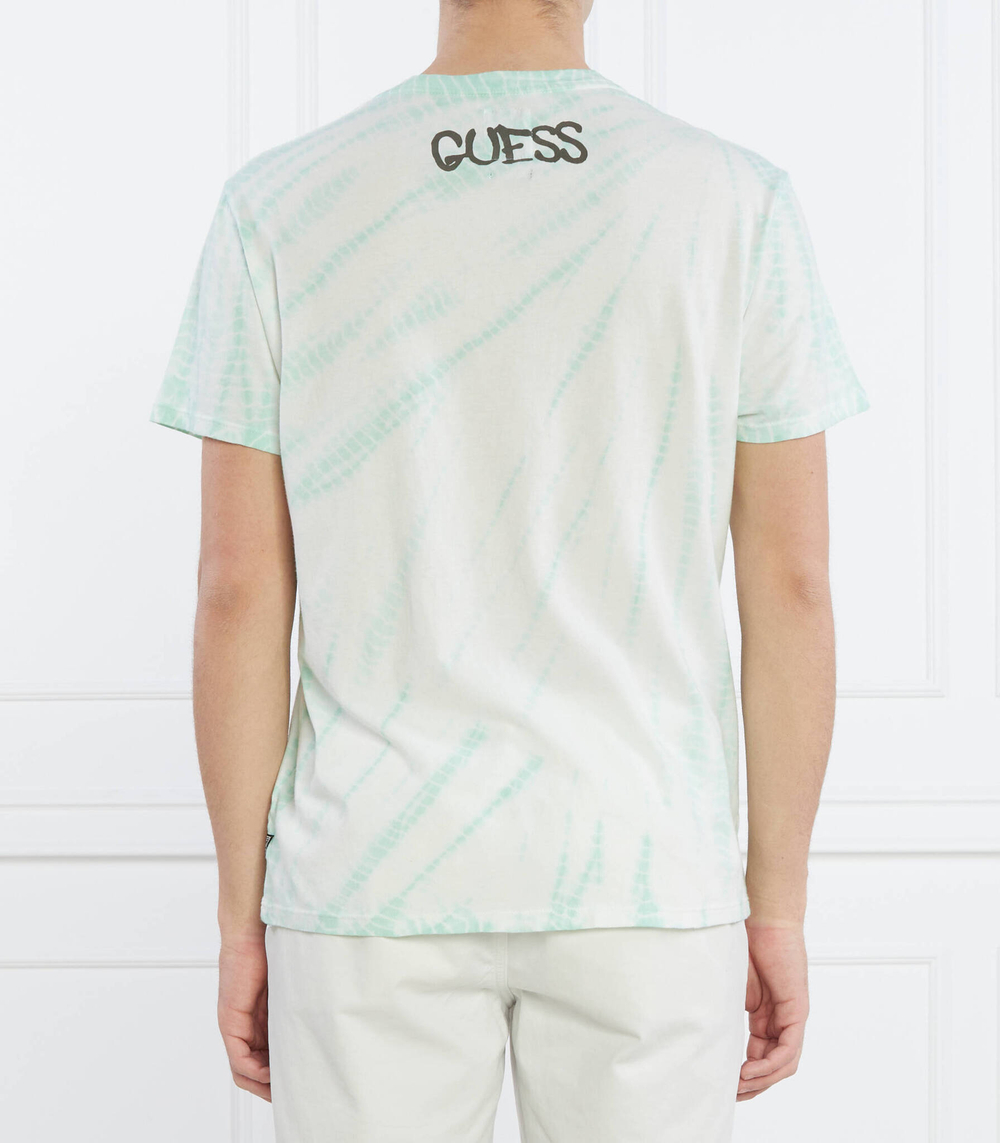 Футболка SS BSC ROBOT GRAFFIT GUESS - зеленый(M3GI67 K9RM4)