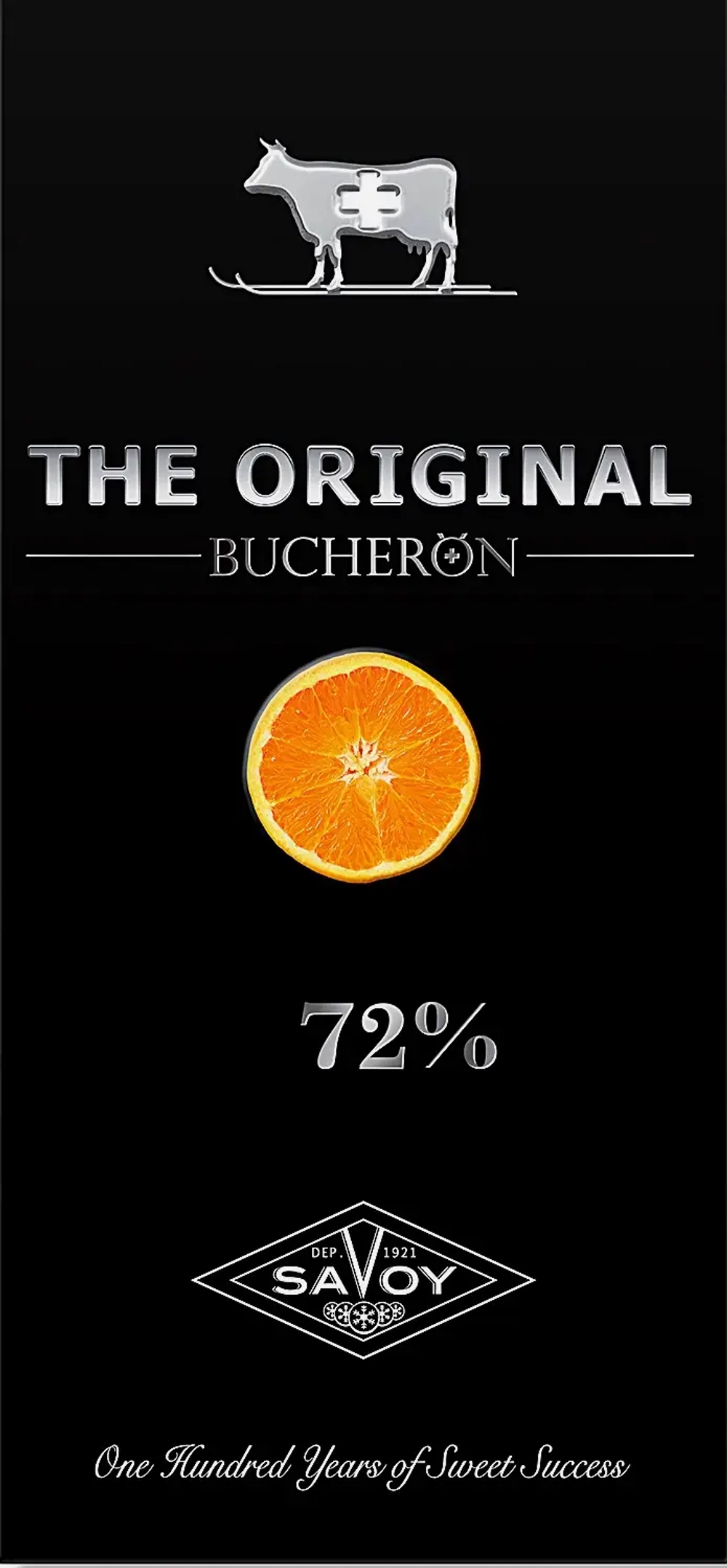 Шоколад горький с апельсином Bucheron Original 72% 90г