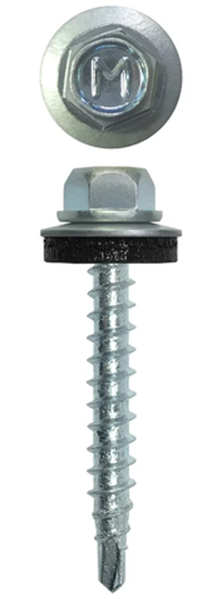 Саморезы кровельные цинк 4,8х35 DAXMER 10шт