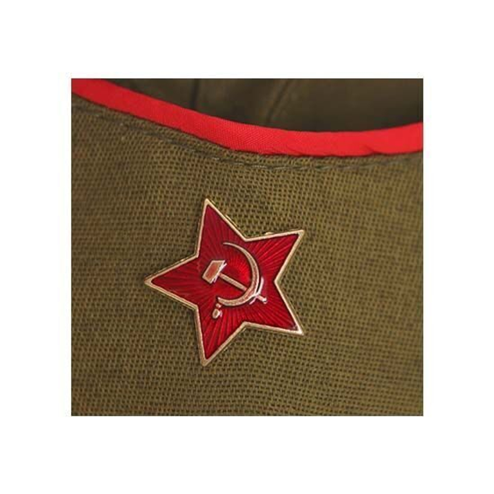 Детский карнавальный костюм "Военный", брюки, гимнастёрка, ремень, пилотка, р-р 30-32, рост 120-130 см