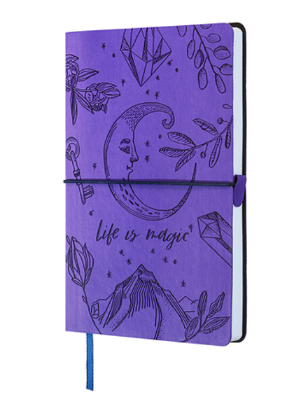 Блокнот "Лунная мистерия" А5 128 листов книжный переплет, сшивка