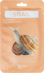 Тканевая маска для лица с фильтратом улиточного секрета Yu.R Me Snail Sheet Mask, 1 шт