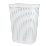 Корзина для белья VERDE 50 л. цвет белый
