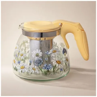 Чайник заварочный agness с фильтром васильки 900 мл.
