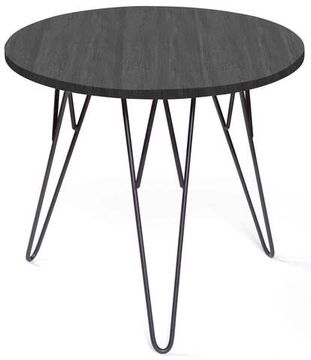 Журнальный столик ОСТИН Санторини черный / черный каркас