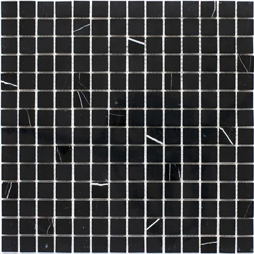 Мозаика 20X20 Black Polished натуральный мрамор