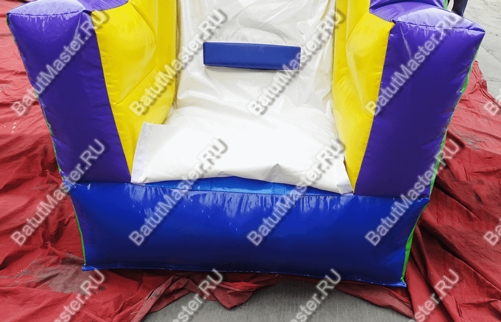 Надувная прямая водная горка с бассейном «Ультра», 9*3*5 м, герметичная