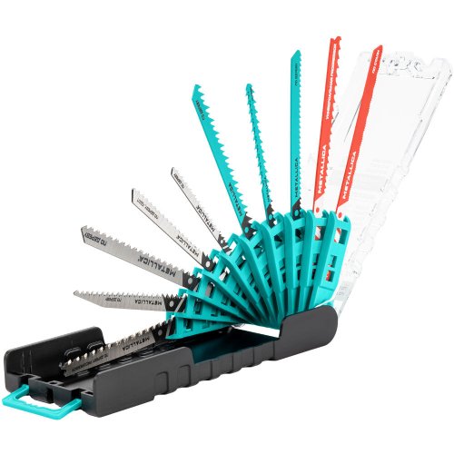 Набор пилок д/лобзика METALLICA удлиненных  Optima №22 комбинированный, P-Box 140мм 10шт   909737