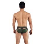 Мужские брифы зеленые с вырезами сзади Clever INTUITION BRIEF 030810