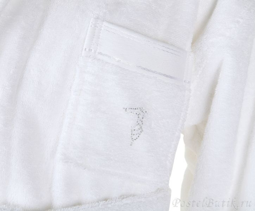 Халат махровый Luxor от Trussardi Белый цвет